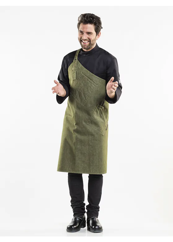 Chaud Devant Skew Green Denim