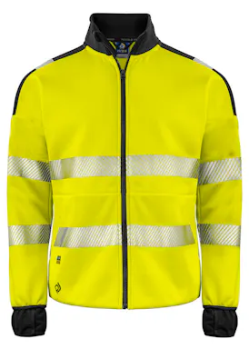 Projob 6109 Signalisatiesweater Lange Ritssluiting EN ISO 20471 Klasse 3 Stretch