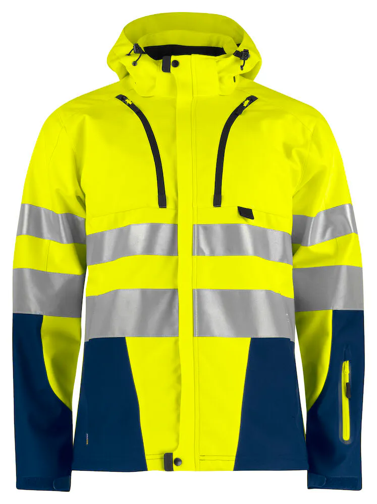High Vis Geel/Marineblauw