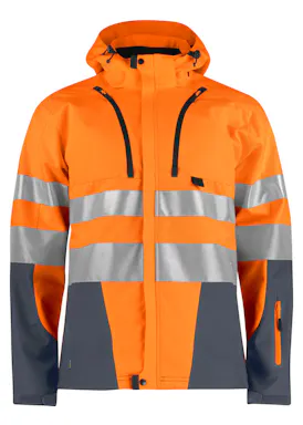 Projob 6419 Ongevoerde Signalisatiesoftshell EN ISO 20471 Klasse 3