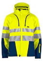 Projob Gevoerde Signalisatie Softshell EN ISO 20471 Klasse 3 Dames 6424  miniatuur