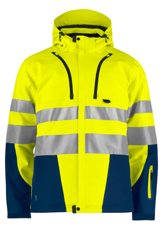 Projob Gevoerde Signalisatie Softshell EN ISO 20471 Klasse 3 Dames 6424 