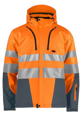 Projob 6420 Gevoerde Signalisatiesoftshell EN ISO 20471 Klasse 3