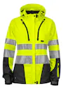 Projob Ongevoerde Signalisatie Softshell EN ISO 20471 Klasse 3 Dames 6423  miniatuur