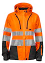 Projob Ongevoerde Signalisatie Softshell EN ISO 20471 Klasse 3 Dames 6423  miniatuur