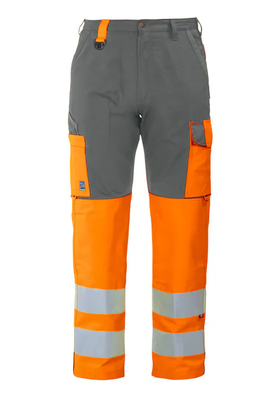 Projob 6501 Signalisatiebroek met Kniezakken EN ISO 20471 Klasse 2
