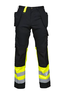 Projob 6502 Signalisatiebroek met Kniezakken en Spijkerzakken EN ISO 20471 Klasse 1