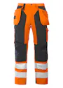 Projob 6506 Signalisatiebroek met Kniezakken en Spijkerzakken EN ISO 20471 Klasse 2 miniatuur