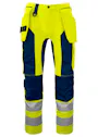 Projob 6513 Signalisatiebroek met Kniezakken en Spijkerzakken EN ISO 20471 Klasse 2 miniatuur