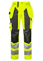 Projob 6519 Signalisatie Broek met Kniezakken en Spijkerkzakken EN ISO 20471 Klasse 2 Dames miniatuur