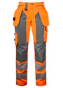 Projob 6519 Signalisatie Broek met Kniezakken en Spijkerkzakken EN ISO 20471 Klasse 2 Dames miniatuur