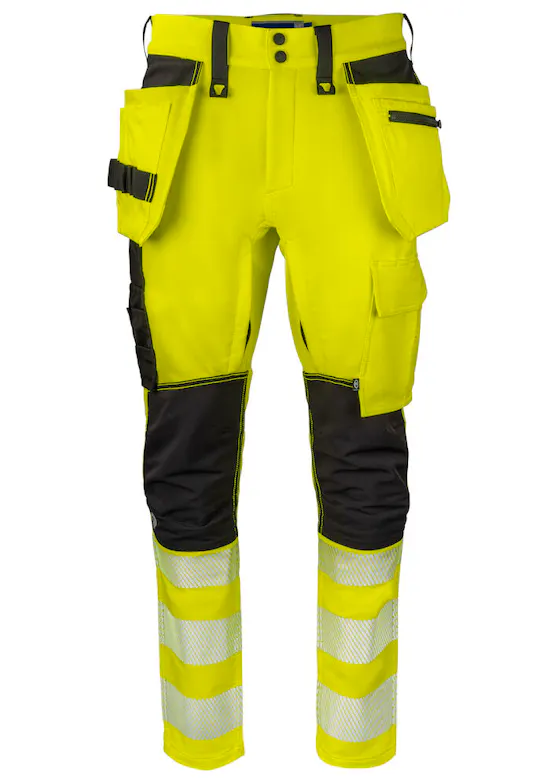 Projob Signalisatiestretchbroek met Spijkerzakken En 37,5™ Technologie EN ISO 20471 Klasse 2 6527 