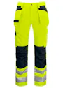 Projob Signalisatiebroek met Kniezakken en Spijkerzakken EN ISO 20471 Klasse 2 6531  miniatuur