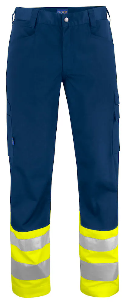 High Vis Geel/Marineblauw