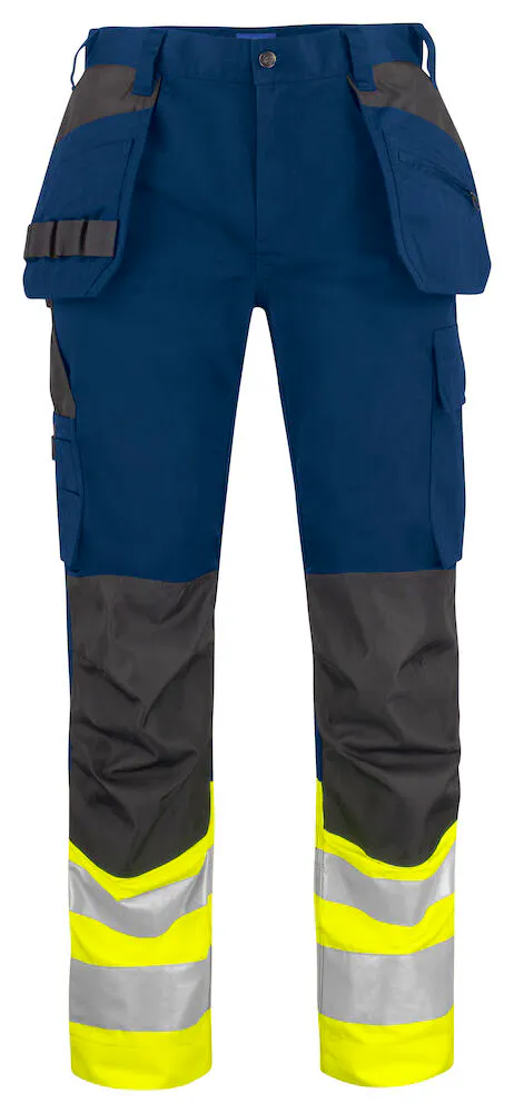 High Vis Geel/Marineblauw