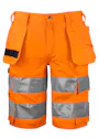 Projob Signalisatieshort met Spijkerzakken EN ISO 20471 Klasse 2 6535  miniatuur