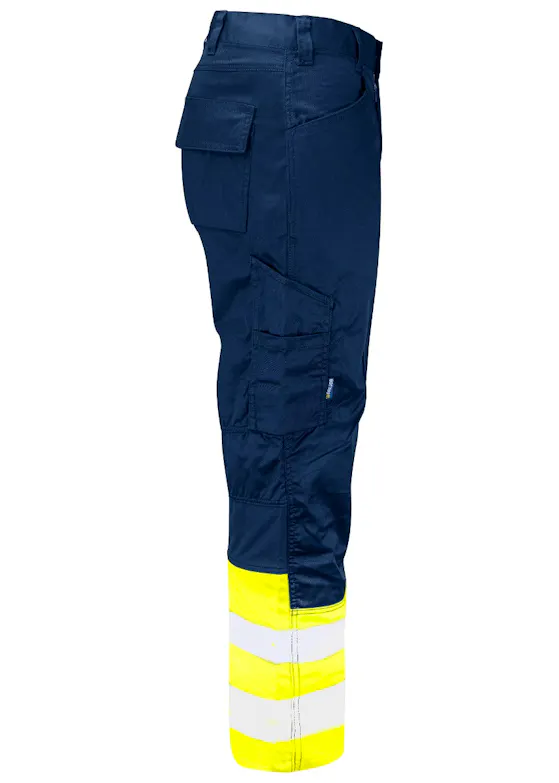 Projob 6537 Signalisatie Stretchbroek Met Kniezakken En ISO 20471 Klasse 1