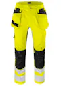 Projob 6570 Signalisatie Stretchbroek met Kniezakken en Spijkerzakken EN ISO 20471 Klasse 2 miniatuur