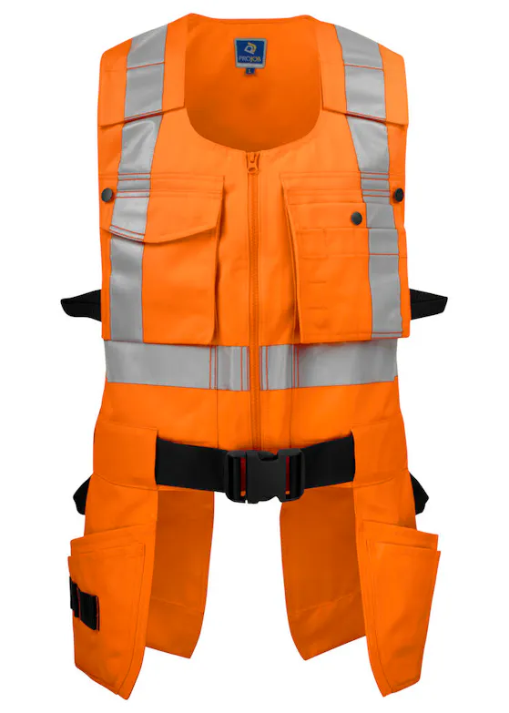 Projob 6704 Signalisatiegereedschapsvest EN ISO 20471 Klasse 2 D-ring