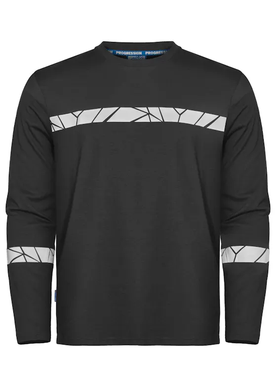 Projob 7002 T-Shirt Lange Mouwen Regular Fit Reflecterend
