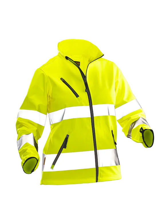 Jobman 1210 Hi-Vis Women’s Softshell Jacket 