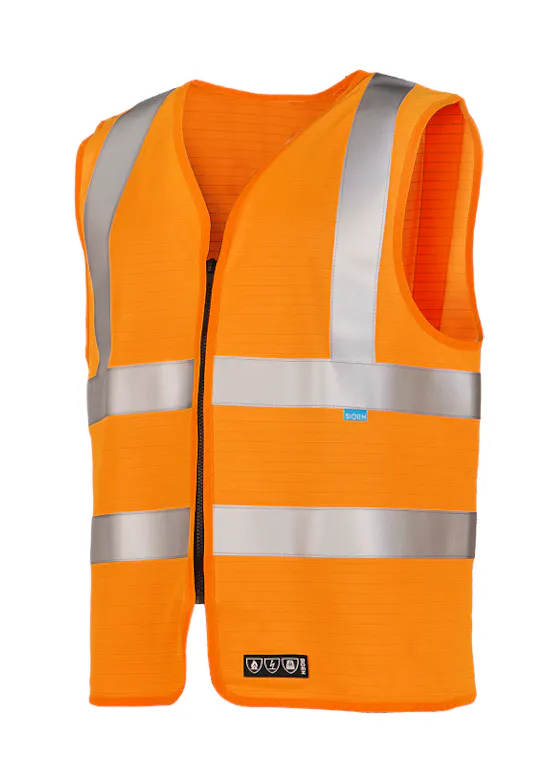 Sioen Bertrix 652A Gilet Antistatisch Vlamvertragend