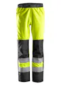 Snickers Workwear High-Vis Waterproof Shell Broek Klasse 2 miniatuur
