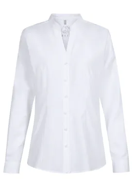 Greiff RF Landhaus 65720 Blouse met Opstaande Kraag 1/1 Regular Fit Dames