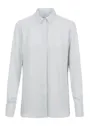 Greiff 6580 Blouse Verdekte Knopen Regular Fit Dames Essentials - Chiffon miniatuur