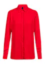 Greiff 6580 Blouse Verdekte Knopen Regular Fit Dames Essentials - Chiffon miniatuur