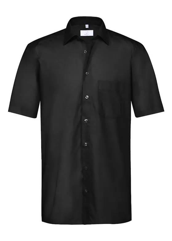 Greiff 6665 Overhemd Korte Mouw New Kent Kraag Regular Fit Essentials - Basic