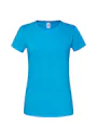 Fruit of The Loom F186 Iconic T-shirt 195 Ringspun Premium Regular Fit Dames miniatuur