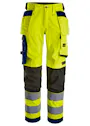 Snickers High-Vis Stretchbroek met Holsterzakken Dames Klasse 2 - 6743 miniatuur