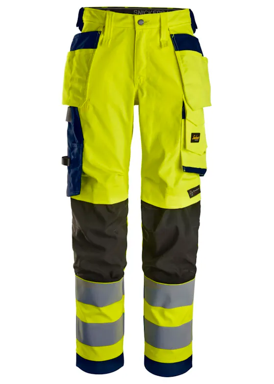 Snickers High-Vis Stretchbroek met Holsterzakken Dames Klasse 2 - 6743