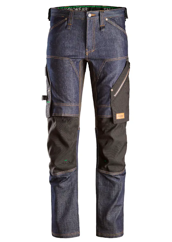 Snickers Workwear , FlexiWork Denim Werkbroek+ 6956