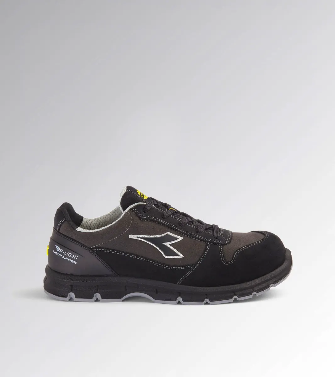 Zwart/charcoal grijs