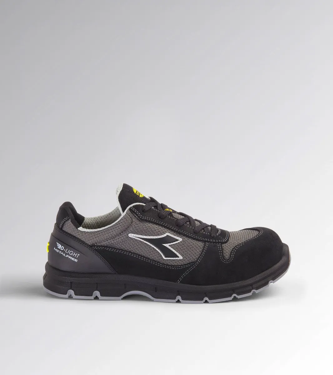 Zwart/charcoal grijs