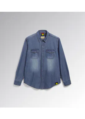 Diadora 702.171663 Shirt Denim Ademend Regular Fit