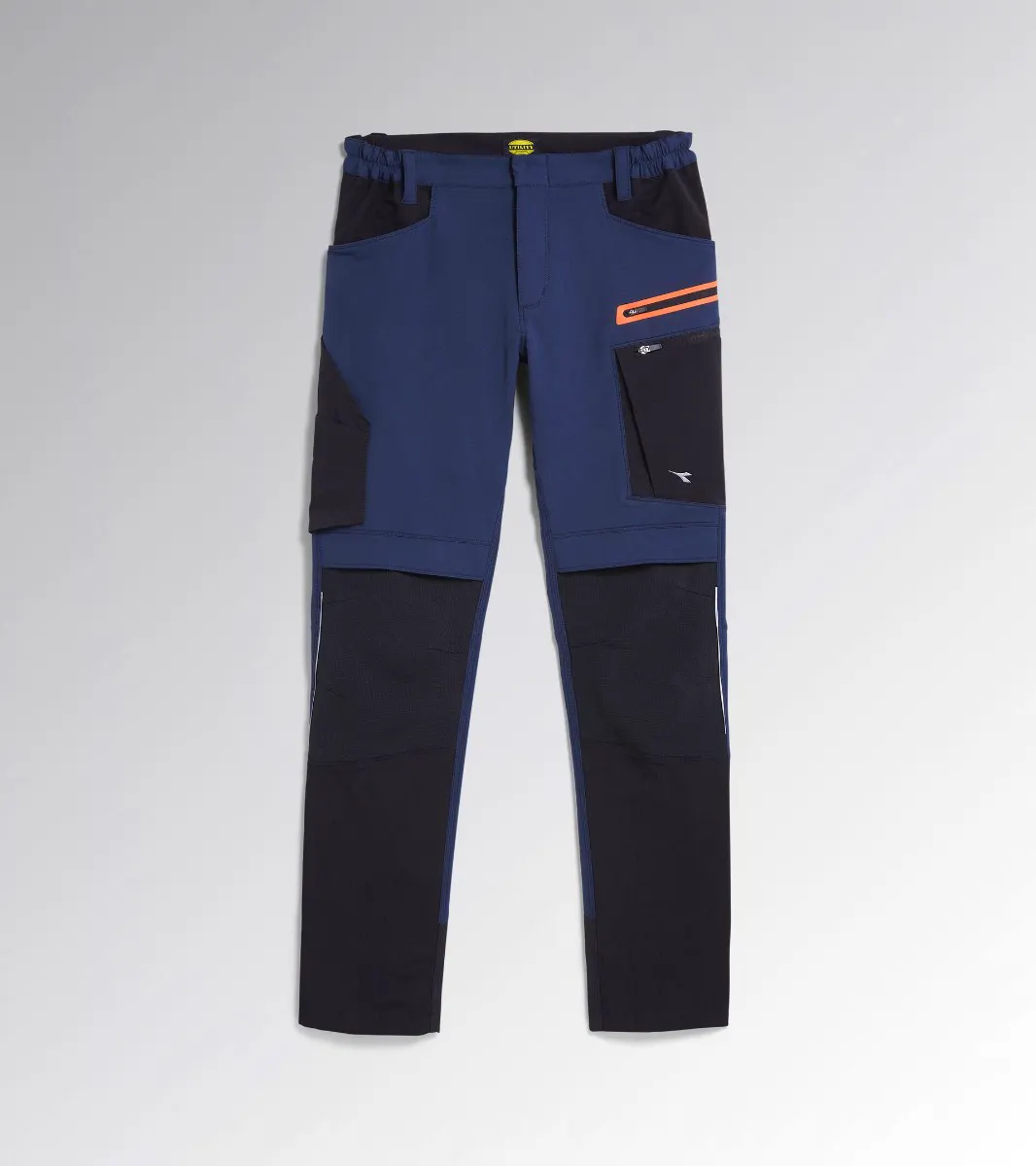 Zwart/blauw