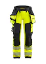 Blaklader 7022 Dames High Vis Werkbroek 4-Weg Stretch miniatuur