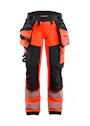 Blaklader 7022 Dames High Vis Werkbroek 4-Weg Stretch miniatuur