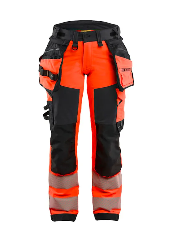 Blaklader 7022 Dames High Vis Werkbroek 4-Weg Stretch