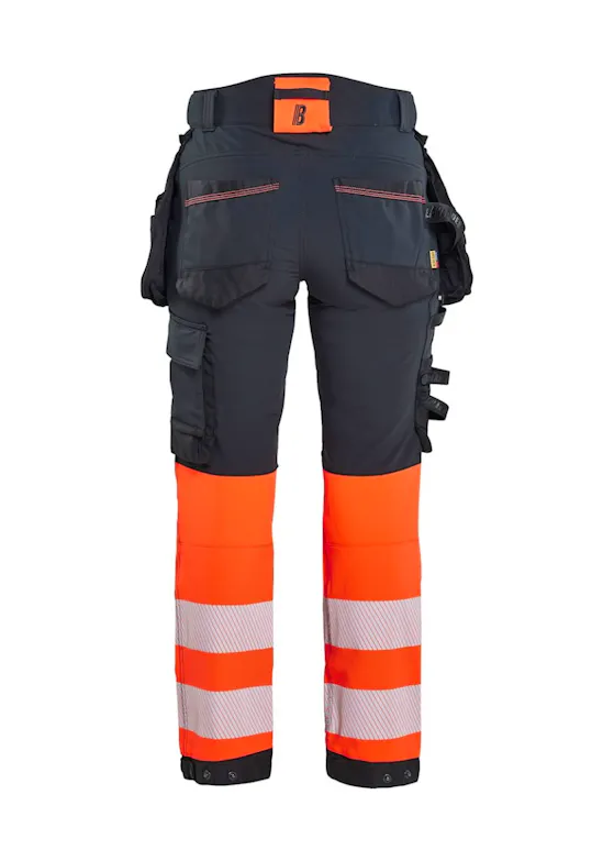 Blaklader 7025 Dames High Vis Werkbroek 4-Weg Stretch