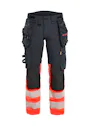 Blaklader 7025 Dames High Vis Werkbroek 4-Weg Stretch miniatuur