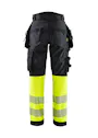 Blaklader Dames Softshell Werkbroek High Vis miniatuur
