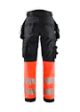 Blaklader Dames Softshell Werkbroek High Vis miniatuur