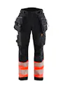 Blaklader Dames Softshell Werkbroek High Vis miniatuur