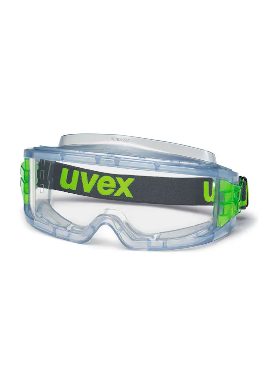 Uvex Ultravision ruimzichtbril met 180° gezichtsveld, heldere lens en supravision coating