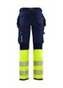 Blaklader Dames High Vis 4-weg Stretch Werkbroek 3.0 miniatuur