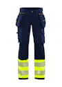 Blaklader Dames High Vis 4-weg Stretch Werkbroek 3.0 miniatuur
